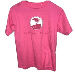Pebble Beach California Pink T-Shirt
